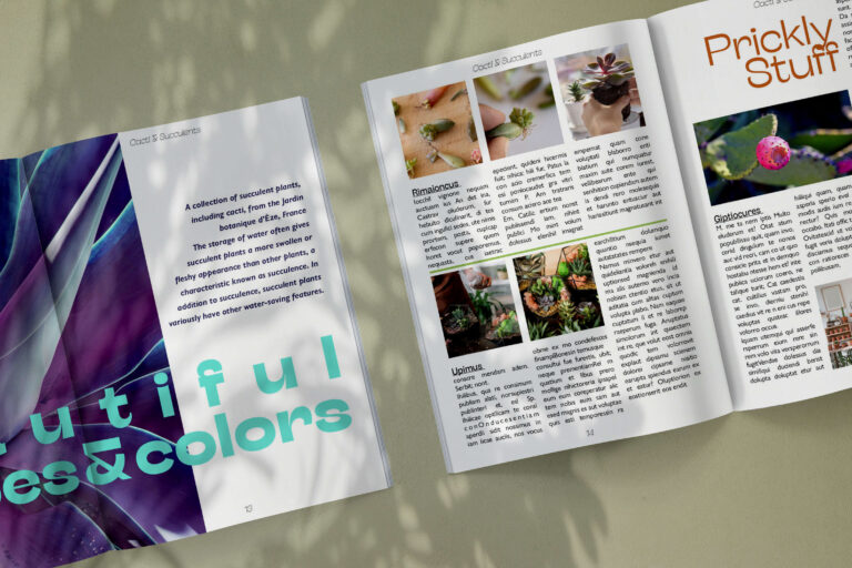 Mockup magazine ontwerp