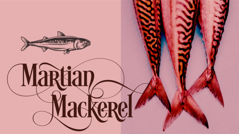 ontwerp logo Martian Mackerel